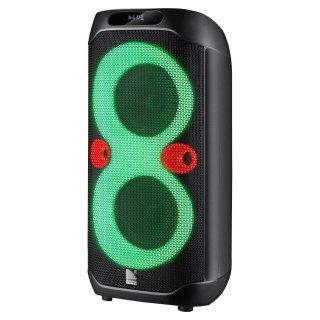 Głośnik Defender BOOMER 95 Bluetooth 100W MP3/FM/USB/AUX/TWS/LED/MIC/DSP/Equalizer/Gniazdo gitarowe/LCD KARAOKE czarny