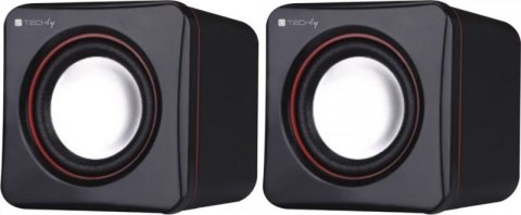 TECHLY Głośniki komuterowe 2.0 jack 3.5 mm 3W zasilanie USB ICC SP-320ETY