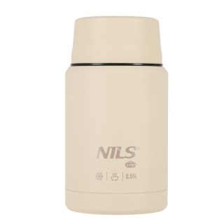 NC3807 TERMOS OBIADOWY 550ML BEŻOWY NILS CAMP