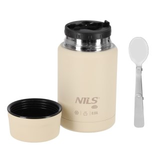 NC3807 TERMOS OBIADOWY 550ML BEŻOWY NILS CAMP