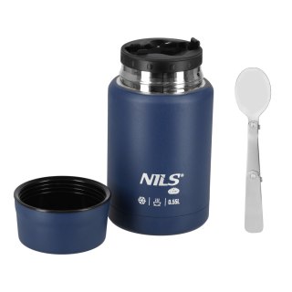NC3807 TERMOS OBIADOWY 550ML NIEBIESKI NILS CAMP