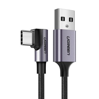 Kabel kątowy USB - USB-C Ugreen 17768 15W 1m - czarny
