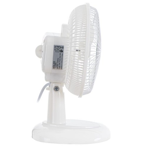 Wentylator wiatrak biurkowy stołowy 23cm oscylacja 56Db 45W Adler AD 7302