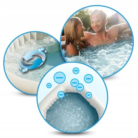 Dmuchane SPA z hydromasażem 4 osobowe INTEX 28440NP
