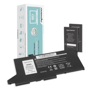 Bateria Movano do notebooka Dell Latitude 5420, 5520, Precision 3560, WY9DX (10.8V-11.1V) (3200 mAh)