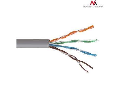 Kabel skrętka UTP Maclean MCTV-578 Cat 5e 4*2*50 CCA 50m Kabel skrętka UTP Maclean MCTV-578 Cat 5e 4*2*50 CCA 50m