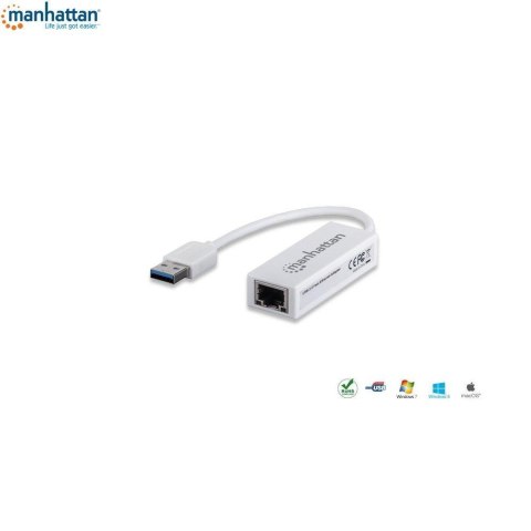Karta sieciowa Manhattan USB 2.0 na RJ45 10/100 Karta sieciowa Manhattan USB 2.0 na RJ45 10/100
