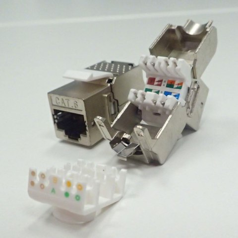 Moduł keystone Jack RJ45 kat. 6 FTP, beznarzędziowy Netrack Moduł keystone Jack RJ45 kat. 6 FTP, beznarzędziowy Netrack