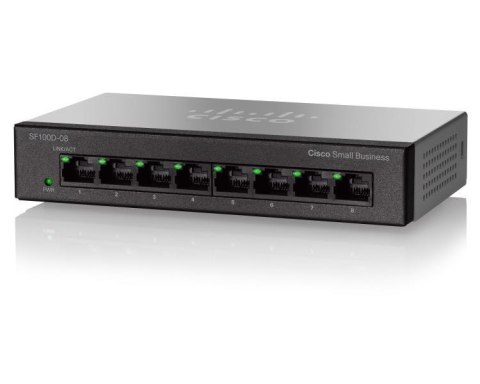 Switch niezarządzalny Cisco SF110D-08 8x10/100 Switch niezarządzalny Cisco SF110D-08 8x10/100