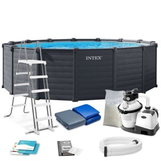 Basen ogrodowy panelowy 478 x 124 cm 12w1 INTEX 26384ND