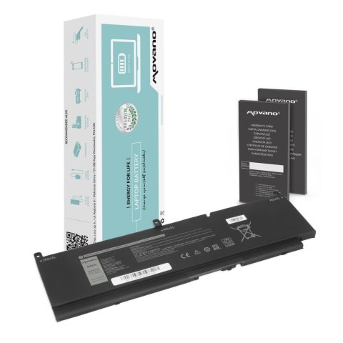 Bateria Movano do notebooka Dell Precision 15 7550, 15 7560, 15 7760, PKWVM (11.4V) (7400 mAh)