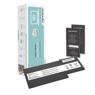 Bateria Movano do notebooka MSI GF63, GF75, GS63VR, GS73, BTY-M6K, MS-17B4 (11.4V) (4300 mAh)
