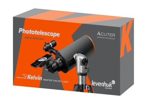 Fototeleskop Levenhuk Kelvin MAK127 AZ GOTO Wi-Fi
