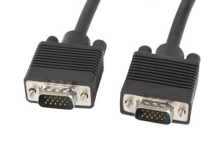 Kabel VGA Lanberg M/M 5m Ekran Ferryt czarny - OPAK ZAST