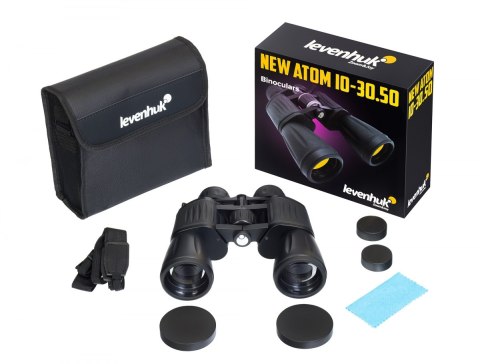 Lornetka Levenhuk New Atom 10-30x50