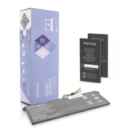 Bateria Mitsu do notebooka Acer Aspire E3-111, V5-122, AC14B3K, AC14B7K, AC14B8K (15.2V) (3600 mAh)