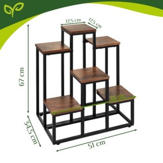 Kwietnik stojący 67cm - 6 półek Gardlov