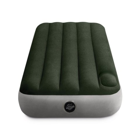 Materac dmuchany 191x76x25 cm jednoosobowy z wbudowaną pompką nożną INTEX 64760