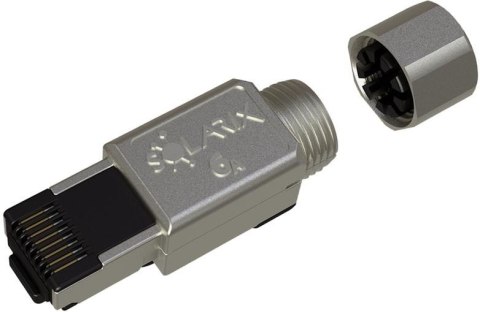 WTYK MODULARNY KONEKTOR PRZEMYSŁOWY SAMOZACISKOWY SOLARIX RJ45 CAT.6A STP NEW 1szt