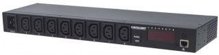 TECHLY Listwa zarządzalna po IP 19" 1U, 8x C13, kabel odł. 2 m C19-in/C20-out 163682