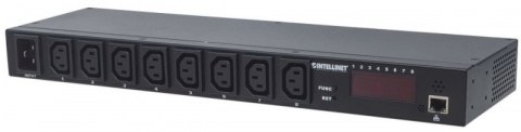 TECHLY Listwa zarządzalna po IP 19" 1U, 8x C13, kabel odł. 2 m C19-in/C20-out 163682