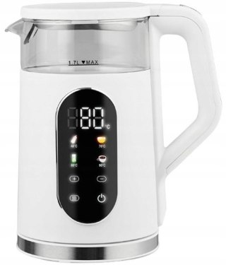 Czajnik MAESTRO MR-023-WHITE (1.7L /2200W /Biało-srebrny )