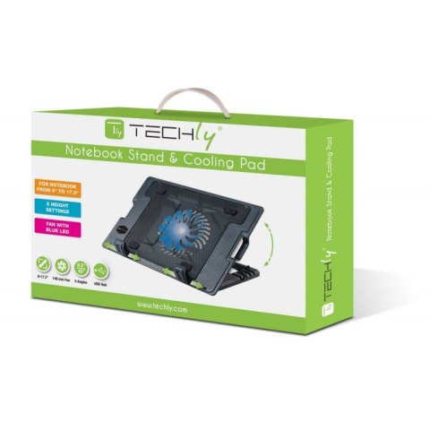 MANHATTAN Podstawka chłodząca wentylator do laptopa do 17.3" ICOOL-CP12TY