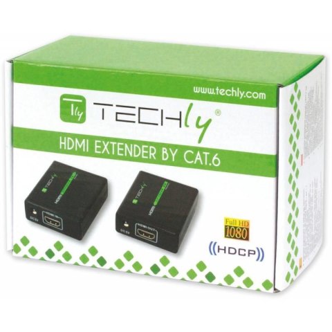 TECHLY Extender HDMI 1.3 1080p60Hz do 60 m po skrętce Kat6 309739