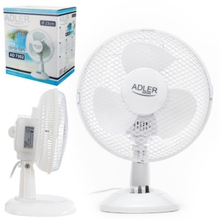 Adler AD 7302 Wentylator wiatrak biurkowy stołowy 23cm 56Db 45W