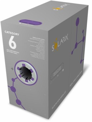 KABEL SKRĘTKA SOLARIX CAT.6 U/UTP LSOH Dca 305m