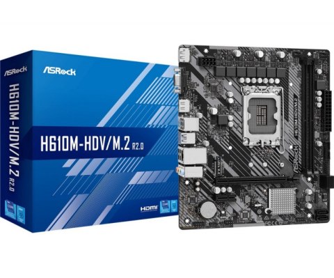 Płyta główna ASROCK H610M-HDV/M.2 R2.0 (Socket 1700 /micro ATX)
