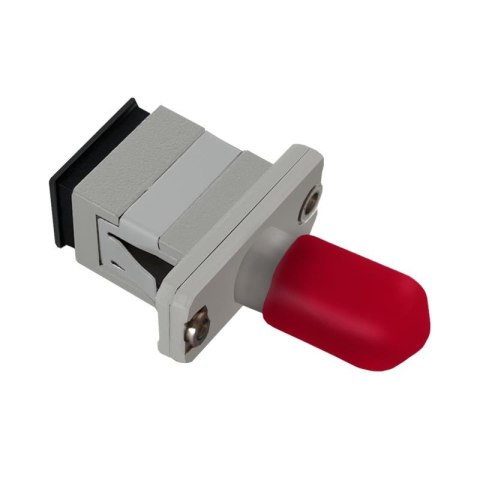 Adapter światłowodowy hybrydowy Qoltec SC/UPC-ST/UPC simplex MultiMode Adapter światłowodowy hybrydowy Qoltec SC/UPC-ST/UPC simplex MultiMode