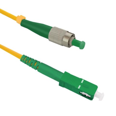 Patchcord Światłowodowy Qoltec FC/APC-SC/APC SM 9/125 G652D 5m Patchcord Światłowodowy Qoltec FC/APC-SC/APC SM 9/125 G652D 5m