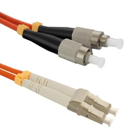 Patchcord Światłowodowy Qoltec LC/UPC-FC/UPC MM 50/125 OM2 3m Patchcord Światłowodowy Qoltec LC/UPC-FC/UPC MM 50/125 OM2 3m