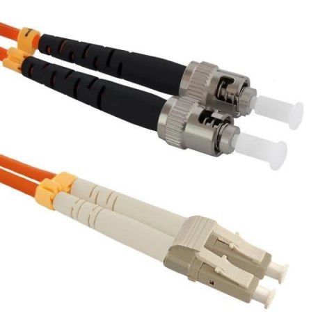 Patchcord Światłowodowy Qoltec LC/UPC-ST/UPC MM 50/125 OM2 5m Patchcord Światłowodowy Qoltec LC/UPC-ST/UPC MM 50/125 OM2 5m