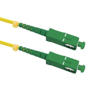 Patchcord Światłowodowy Qoltec SC/APC - SC/APC SM 9/125 G652D 1m