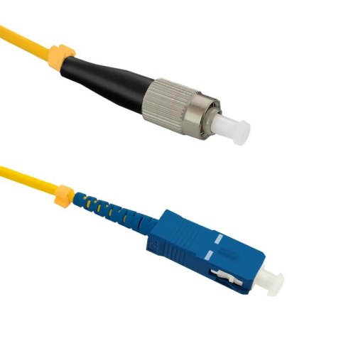 Patchcord Światłowodowy Qoltec SC/UPC - FC/UPC SM 9/125 G652D 20m Patchcord Światłowodowy Qoltec SC/UPC - FC/UPC SM 9/125 G652D 20m