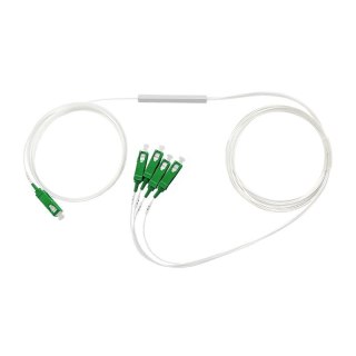 Splitter światłowodowy Qoltec 1x4, G.657A SC/APC - SC/APC SingleMode