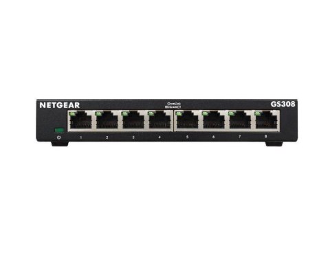 Switch niezarządzalny Netgear GS308 v3 8x 10/100/1000 RJ45 Switch niezarządzalny Netgear GS308 v3 8x 10/100/1000 RJ45