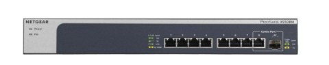 Switch niezarządzalny Netgear XS508M ProSafe Switch PoE+ LAN 7x10G 1xSFP+/COMBO Switch niezarządzalny Netgear XS508M ProSafe Switch PoE+ LAN 7x10G 1xSFP+/COMBO