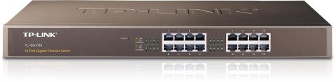 Switch niezarządzalny TP-Link TL-SG1016 16x10/100/1000 rack Switch niezarządzalny TP-Link TL-SG1016 16x10/100/1000 rack