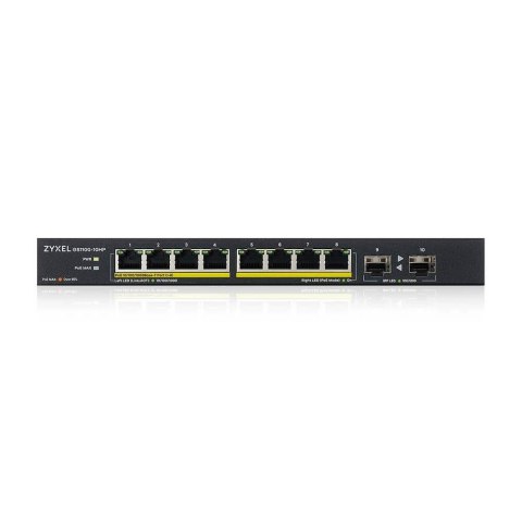 Switch niezarzadzalny Zyxel GS1100-10HP v2 8x100/1000Mbps 2xSFP PoE Switch niezarzadzalny Zyxel GS1100-10HP v2 8x100/1000Mbps 2xSFP PoE