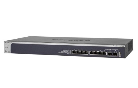 Switch zarządzalny Netgear XS708T 8x10/100/1000 2xSFP+ COMBO Switch zarządzalny Netgear XS708T 8x10/100/1000 2xSFP+ COMBO