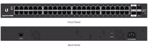 Switch zarządzalny UBIQUITI EdgeSwitch 48 Lite 48x100/1000 2xSFP 2xSFP+ Switch zarządzalny UBIQUITI EdgeSwitch 48 Lite 48x100/1000 2xSFP 2xSFP+