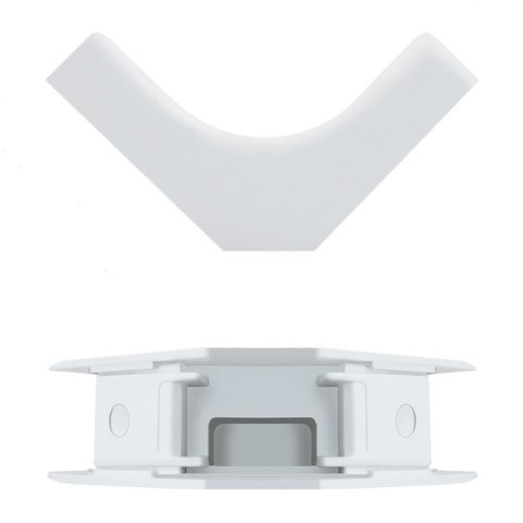 Zaślepka okablowania Qoltec - narożnik wewnętrzny 45x18mm | biały Zaślepka okablowania Qoltec - narożnik wewnętrzny 45x18mm | biały