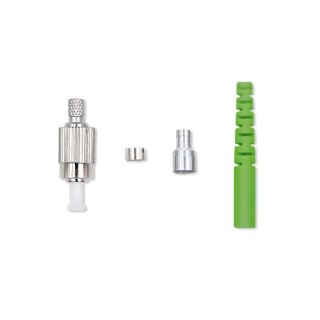 Złącze światłowodowe Qoltec FC/APC | Singlemode | 3.0mm | Zestaw montażowy | 200szt.