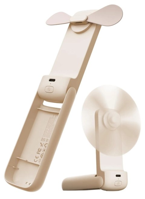 Aecooly Pocket 01 Składany wentylator ręczny, beżowy