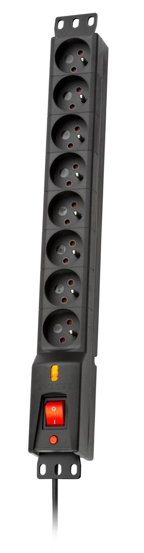 Listwa zasilająca Lestar LXRM 816 16A G-A K.:CZ 1,5M 19"PDU