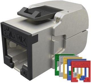 Moduł Keystone beznarzędziowy samozaciskowy SOLARIX Cat.6 STP RJ45 RAL FIT