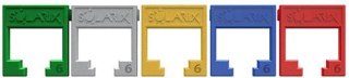 Moduł Keystone beznarzędziowy samozaciskowy SOLARIX Cat.6 STP RJ45 RAL FIT